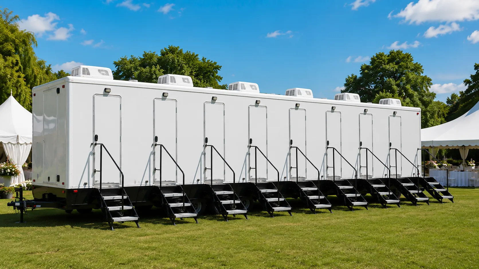 8 Stall Restroom Trailer in Largo, FL