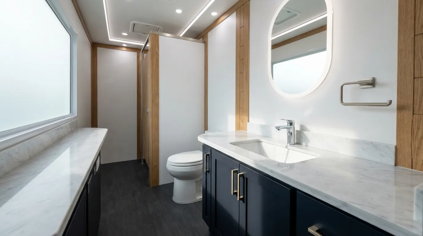 Luxury Restroom Trailer in Largo, FL